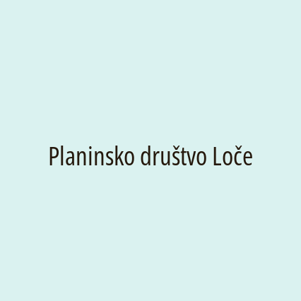 Planinsko društvo Loče - Logotip
