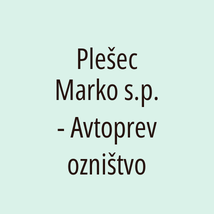 Plešec Marko s.p. - Avtoprevozništvo - Logotip