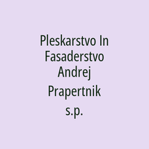 Pleskarstvo In Fasaderstvo Andrej Prapertnik s.p. - Logotip