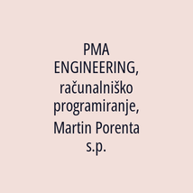 PMA ENGINEERING, računalniško programiranje, Martin Porenta s.p. - Logotip