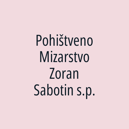 Pohištveno Mizarstvo Zoran Sabotin s.p. - Logotip