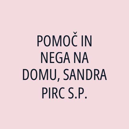 POMOČ IN NEGA NA DOMU, SANDRA PIRC S.P. - Logotip