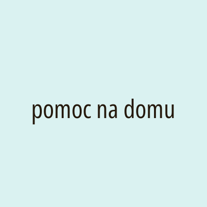 pomoc na domu - Logotip