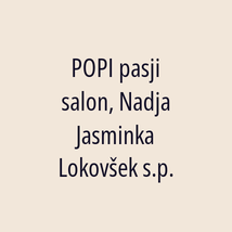 POPI pasji salon, Nadja Jasminka Lokovšek s.p. - Logotip