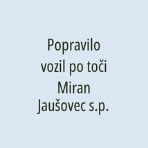 Popravilo vozil po toči Miran Jaušovec s.p. - Logotip