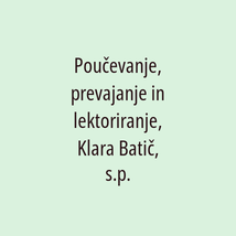 Poučevanje, prevajanje in lektoriranje, Klara Batič, s.p. - Logotip