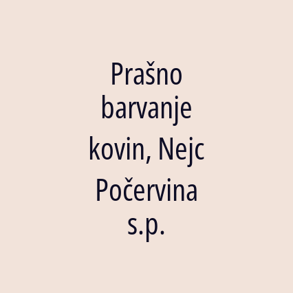 Prašno barvanje kovin, Nejc Počervina s.p. - Logotip