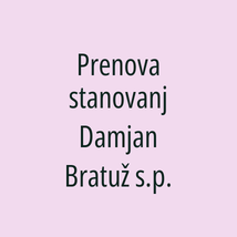 Prenova stanovanj Damjan Bratuž s.p. - Logotip