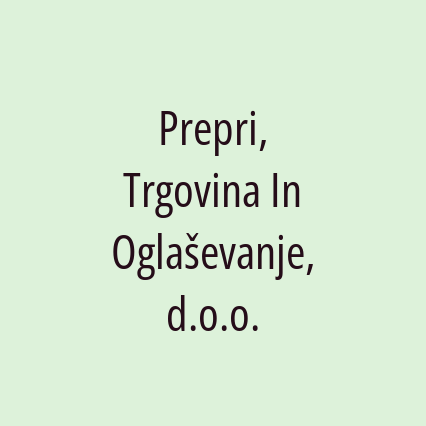 Prepri, Trgovina In Oglaševanje, d.o.o. - Logotip