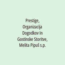 Prestige, Organizacija Dogodkov In Gostinske Storitve, Melita Pipuš s.p. - Logotip