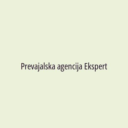 Prevajalska agencija Ekspert - Logotip