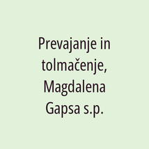 Prevajanje in tolmačenje, Magdalena Gapsa s.p. - Logotip