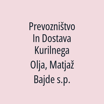 Prevozništvo In Dostava Kurilnega Olja, Matjaž Bajde s.p. - Logotip