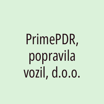 PrimePDR, popravila vozil, d.o.o. - Logotip