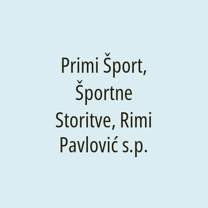 Primi Šport, Športne Storitve, Rimi Pavlović s.p. - Logotip