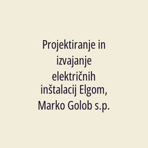 Projektiranje in izvajanje električnih inštalacij Elgom, Marko Golob s.p. - Logotip