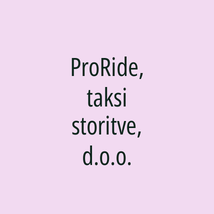 ProRide, taksi storitve, d.o.o. - Logotip