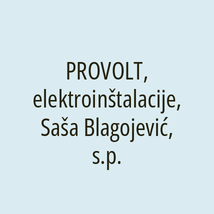 PROVOLT, elektroinštalacije, Saša Blagojević, s.p. - Logotip
