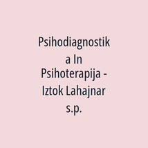 Psihodiagnostika In Psihoterapija - Iztok Lahajnar s.p. - Logotip