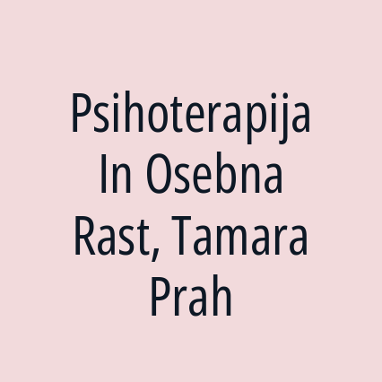 Psihoterapija In Osebna Rast, Tamara Prah - Logotip