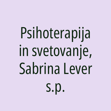 Psihoterapija in svetovanje, Sabrina Lever s.p. - Logotip
