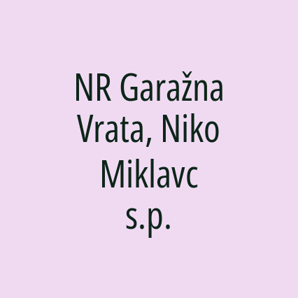 NR Garažna Vrata, Niko Miklavc s.p.