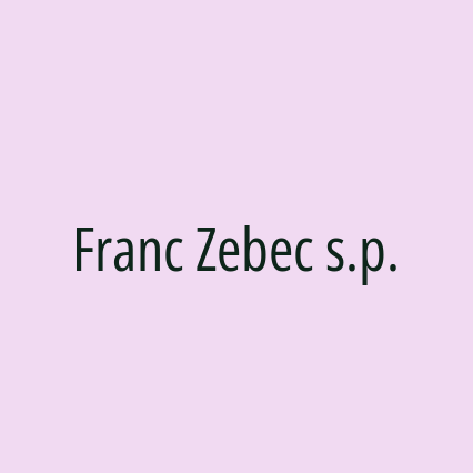 Franc Zebec s.p.