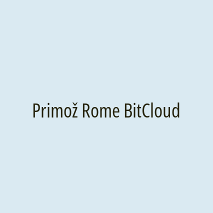 Primož Rome BitCloud