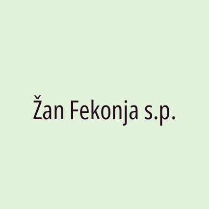 Žan Fekonja s.p.