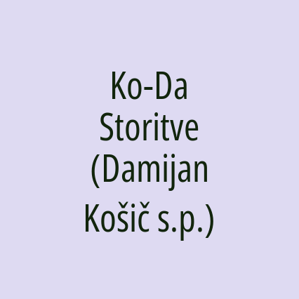 Ko-Da Storitve (Damijan Košič s.p.)