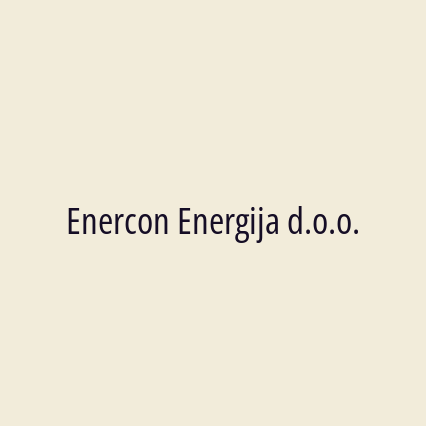 Enercon Energija d.o.o.