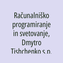 Računalniško programiranje in svetovanje, Dmytro Tishchenko s.p. - Logotip