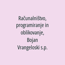 Računalništvo, programiranje in oblikovanje, Bojan Vrangeloski s.p. - Logotip