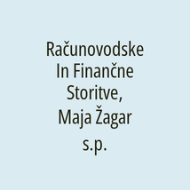 Računovodske In Finančne Storitve, Maja Žagar s.p. - Logotip