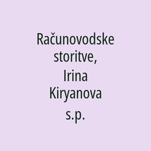 Računovodske storitve, Irina Kiryanova s.p. - Logotip