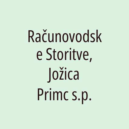 Računovodske Storitve, Jožica Primc s.p. - Logotip