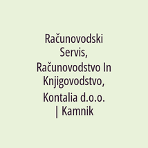 Računovodski Servis, Računovodstvo In Knjigovodstvo, Kontalia d.o.o. | Kamnik - Logotip