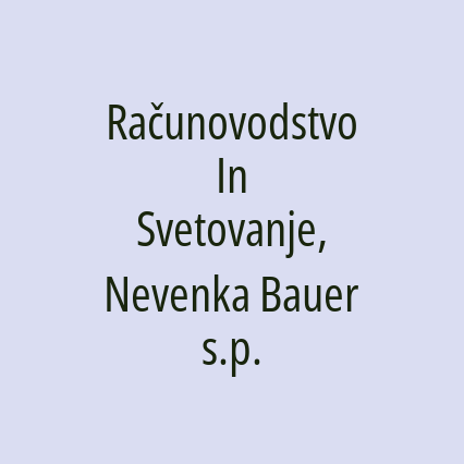 Računovodstvo In Svetovanje, Nevenka Bauer s.p. - Logotip