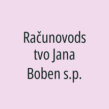 Računovodstvo Jana Boben s.p. - Logotip