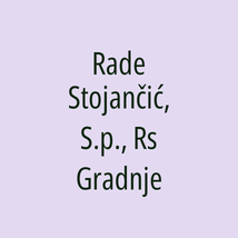 Rade Stojančić, S.p., Rs Gradnje - Logotip