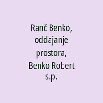 Ranč Benko, oddajanje prostora, Benko Robert s.p. - Logotip