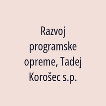 Razvoj programske opreme, Tadej Korošec s.p. - Logotip