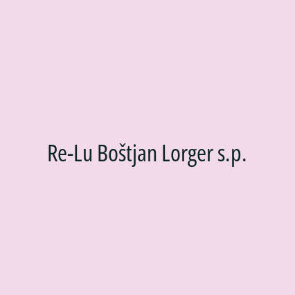 Re-Lu Boštjan Lorger s.p. - Logotip