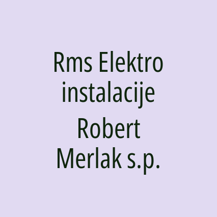 Rms Elektroinstalacije Robert Merlak s.p. - Logotip