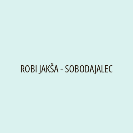 ROBI JAKŠA - SOBODAJALEC - Logotip