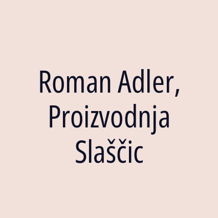 Roman Adler, Proizvodnja Slaščic - Logotip