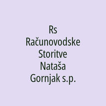 Rs Računovodske Storitve Nataša Gornjak s.p. - Logotip