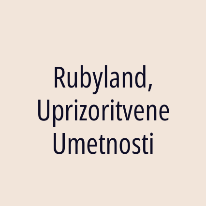 Rubyland, Uprizoritvene Umetnosti - Logotip