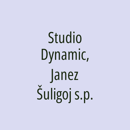 Studio Dynamic, Janez Šuligoj s.p.