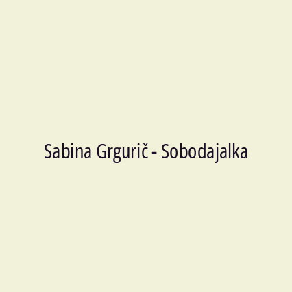 Sabina Grgurič - Sobodajalka - Logotip